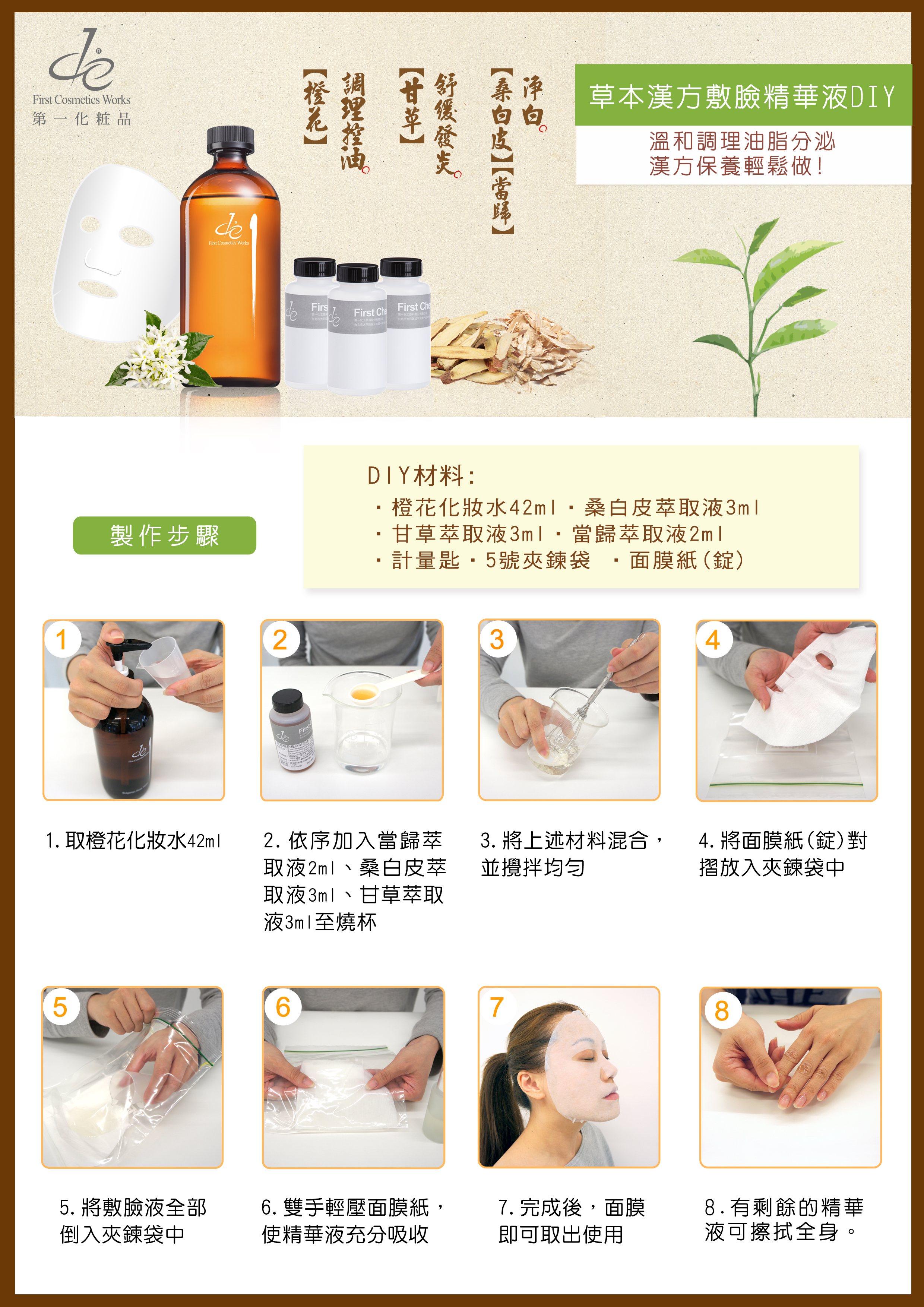 草本漢方敷臉精華液diy 第一化粧品blog 隨意窩xuite日誌